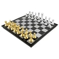thumbnail image 1 of Juego de ajedrez magnético, tablero de ajedrez de plástico plegable, tablero ligero para viajes, educativo, 1 of 8