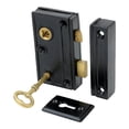 thumbnail image 1 of Puerta de malla estrecha Rim Lock A29 Hardware, 1 3/8 pulgadas, con respaldo, 1 of 5