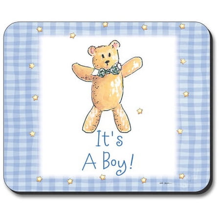 Art Plates Mouse Pad - It s A BoyTeddy Bear price history on PriceWatchPro