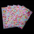 thumbnail image 2 of Bearachild 5 pegatinas decorativas con gemas de diamantes de imitación de cristal deslumbrantes de 3 mm Kits de decoración para fiestas color mezclado 6 mm 5 piezas, 2 of 6