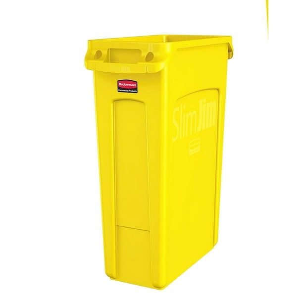 Contenedor SlimJim Canales Ventilacion Rubbermaid 89L,Amar Rubbermaid 1956188