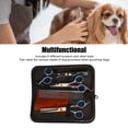 thumbnail image 4 of Pet Grooming Tijeras Kit de acero inoxidable portátil seguro perro Grooming tijeras peine Set, 4 of 8