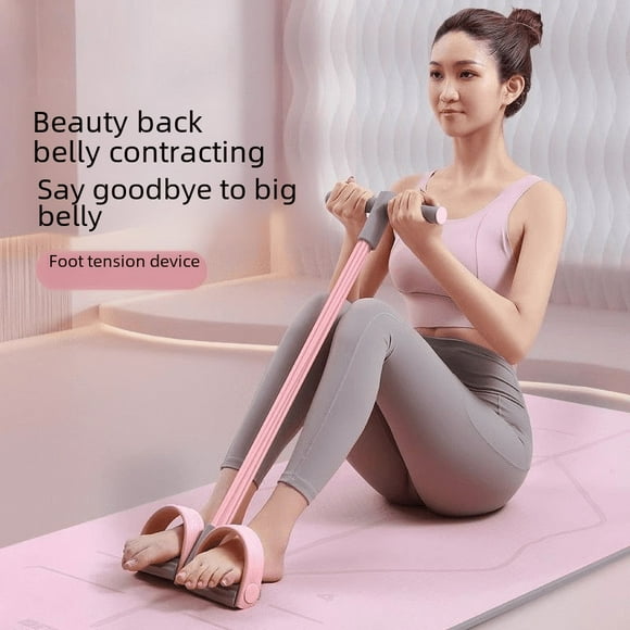 Dispositivo de tensión de pedal multifuncional, dispositivo auxiliar para abdominales, cuerda de tensión de pedal de yoga para adelgazar el vientre en casa