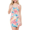 thumbnail image 1 of MixMatchy Women's Sleeveless Tie-dye Slim Fit Dress, 1 of 7