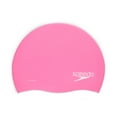 thumbnail image 1 of Speedo Unisex Adult Silicone Swim Cap - Pink, One Size, 1 of 8