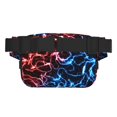 thumbnail image 3 of Easygdp Red And Blue Lightning Fanny Packs para Mujeres y Hombres, Bolsa de Cinturón, Bolsos de Cruz para Trabajo/Correr/Senderismo, 3 of 9