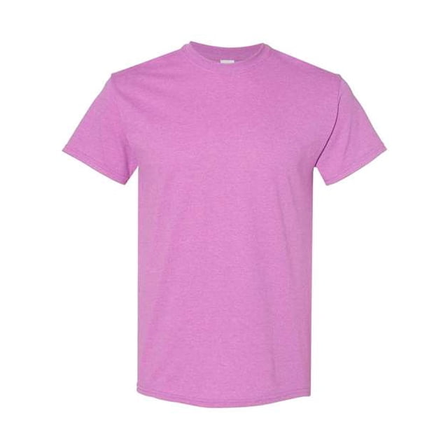 ¿Algodón grueso Gildan para adultos? 5.3 onzas Camiseta 2XL Hthr Rdnt Orquídea Gildan 5000