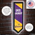 thumbnail image 5 of Minnesota Vikings LED Wall Pennant, 5 of 6