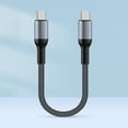 thumbnail image 6 of Zeiwohndc 60W Quick Charging Type C to C Data Cable PD60W 480Mbps Short USB C Cord, 6 of 11
