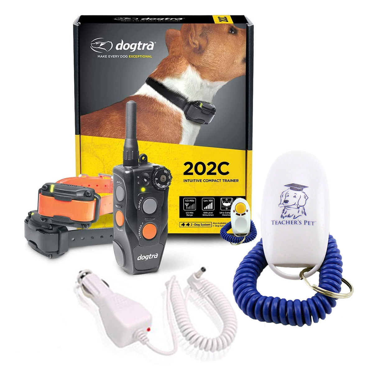 Dogtra 202C 2-Dog Remote Dog Training Collar System - 1/2 Mile 