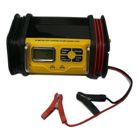 NEW 2A/5A/10A/20A/ & 50A Engine Start Battery Charger, 2 Year Warranty, US (Best Year Cr125 Engine)