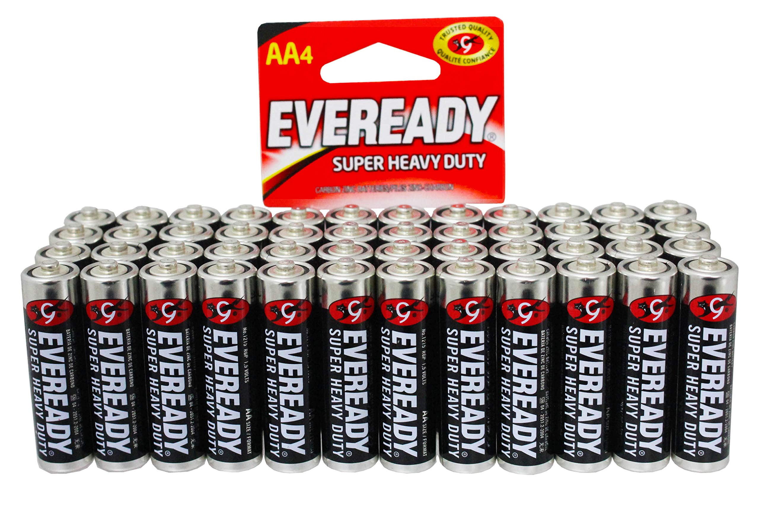 Eveready Super Heavy Duty Batteries, AA (48-Pack)