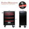 thumbnail image 4 of ARTMAN 20" 4-Drawer Rolling Tool Chest /Drawers & Lock, Tool Storage Cabinet with Lockable Wheels for Garage Workshop Warehouse, 4 of 12