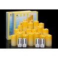 thumbnail image 1 of Set de 18 velas sin llama YIWER a prueba de agua con mando a distancia, 1 of 6