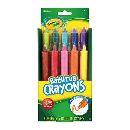 Crayola Bathtub Crayons with 1 Extra Crayon, 10 Ea, 2 Pack Walmart
