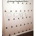 thumbnail image 2 of Triangle Self Adhesive Decals Triangles Wall Pattern Vinyl Decal Stickers Size: 4"x4" each Set of 51 - Color: Black, 2 of 7