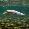 thumbnail image 5 of MInHoues Sinking Minnow Lure, 3.94" Hard Artificial Fishing Bait with Reinforced Hooks, Realistic Swimbait for Topmouth Culter and Trout, Freshwater Saltwater Tackle Gear, 5 of 5
