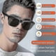 thumbnail image 3 of Bluetooth Glasses F06 Smart Bluetooth Sunglasses Open-ear Stereo Headset Black, 3 of 5
