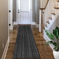 thumbnail image 1 of Seavish Kitchen Rugs Large Laundry Room Rug Boho Washable Runner Rug, 2'x8' Black and White Striped Rug Cotton Woven Extra Long Hallway Rug Outdoor Carpet Runner for Entryway Doorway Bedroom, 1 of 8