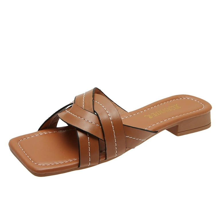 Cross straps indoor online sandal