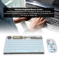 thumbnail image 4 of Clavier Souris Transparent Combo, Ensemble Clavier et Souris, Clavier Souris Rétroéclairé à 3 Modes pour Tablette PC Téléphone Mobile, 4 of 8