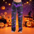 thumbnail image 6 of Halloween Womens Flannel Pajama Pants Ladies Pumpkins Ghost Pajama Cute Soft Long Bottoms Women Pjs Pj Jammies, 6 of 6