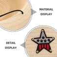 thumbnail image 4 of Sombrero de vaquero para niños, ideal para acampar al aire libre y picnics, transpirable, de verano, para niños y niñas., 4 of 6