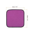 thumbnail image 2 of 8x8 Inch Bowling Ball Towel, Microfiber Shammy Pad for Cleaning Bowling Ball, Rose Red, 2 of 5
