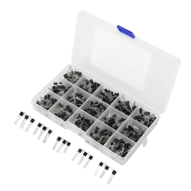Kit d'Assortiment de Transistors, Transistor d'Amplification de Courant 600 Pcs pour Interrupteur Sans Contact pour la Commande du Courant