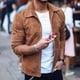 thumbnail image 2 of Chaqueta informal de color sólido a la moda para hombre, chaqueta con cremallera para exteriores, chaqueta para herramientas Pompotops oipoqjl13238, 2 of 3