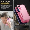 thumbnail image 3 of for Samsung Galaxy A25 5G Case, [Shockproof] Military Grade Proof Protection [Dropproof] Rugged Protective Heavy Duty Phone Case Cover for Samsung Galaxy A25 5G (Pink), 3 of 14
