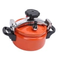 thumbnail image 1 of 2L Stainless Steel Mini Pressure Cooker, Double Bottom Pressure Cooker Canner Aluminum Alloy Large Capacity Easy to Open and Close Pressure Canning Pot for Gas Stove, 1 of 7