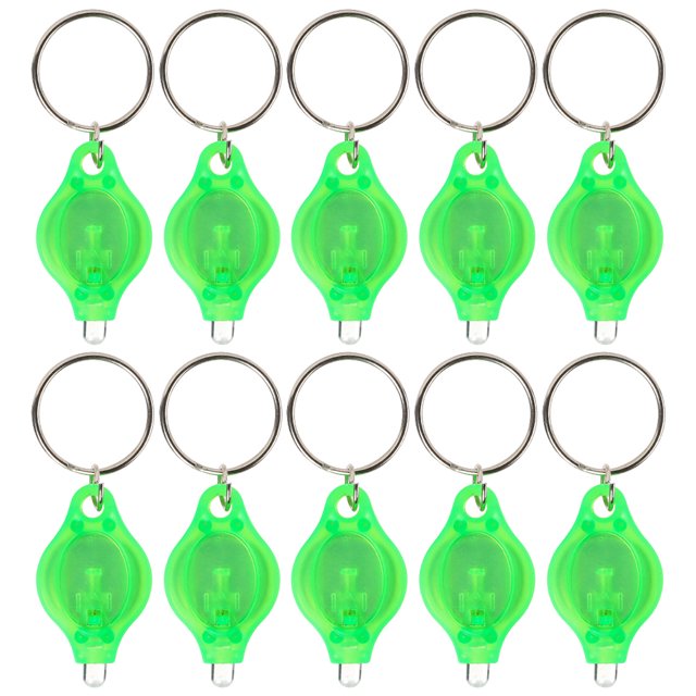 Ligera LED LED EDC Mini linterna para acampar al aire libre Camino de senderismo 10 piezas