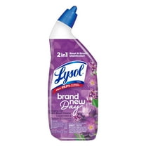Lysol Toilet Bowl Cleaning and Disinfecting Cleaner Gels, Lavender & Cotton Blossom Scent, 24 oz