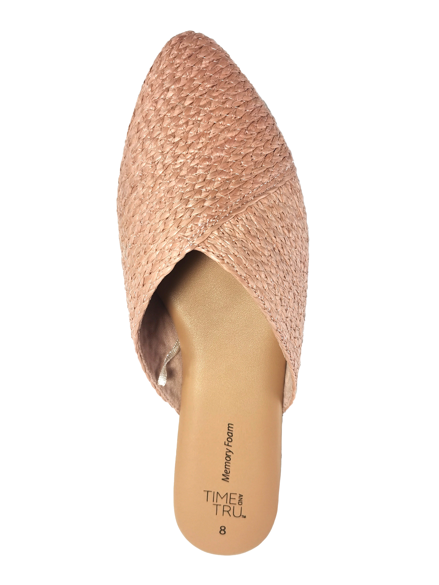 Time And Tru Women's Raffia Mule Shoes - image 5 of 6