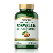 Boswellia Serrata 1200mg | 180 Extract Capsules | Herbal Supplement | With Bioperine | By Piping Rock