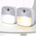 thumbnail image 7 of Home Cal Plug-in LED Night Light with Dusk-to-Dawn Sensor for Bedroom, Bathroom, Kitchen, Hallway,Stairs,V Shape,White,6 Pack, 7 of 7