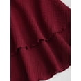 thumbnail image 3 of Y2K Style Ruched Textured Fabric Bandeau Mini Dress, 3 of 10