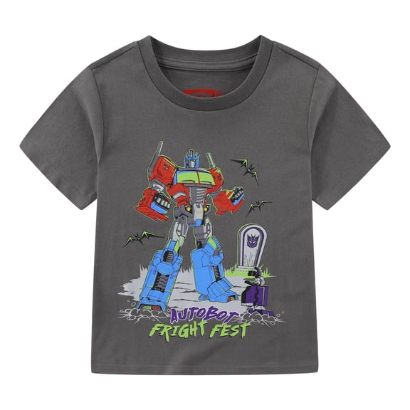 Transformers Decepticon Short Sleeve Halloween T-Shirt (Boys), Sizes 4-8