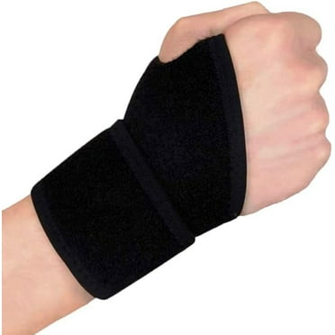 2 Pack Wrist Support Brace, Adjustable Carpal Tunnel Wrist Braces for Tendonitis, Arthritis, Night Support, Comfortable Wrist Wraps Compression Strap for Hand Wrist Joint Pain Relief, Fits Both Hands