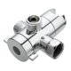 thumbnail image 4 of 1 pieza 1/2 "tres vías t-adapter valvula inodoro Bidet cabeza de Diverter valvula para inodoro de mano Bidet Spray para Cocina - 1 Estilo 1 Macarena Válvula adaptadora en T de tres vías, 4 of 7
