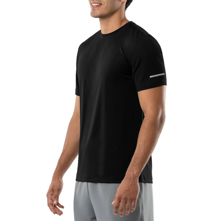 Athletic Works Men's Active Core Short Sleeve T-Shirt, 2-Pack, up to Size  3XL 