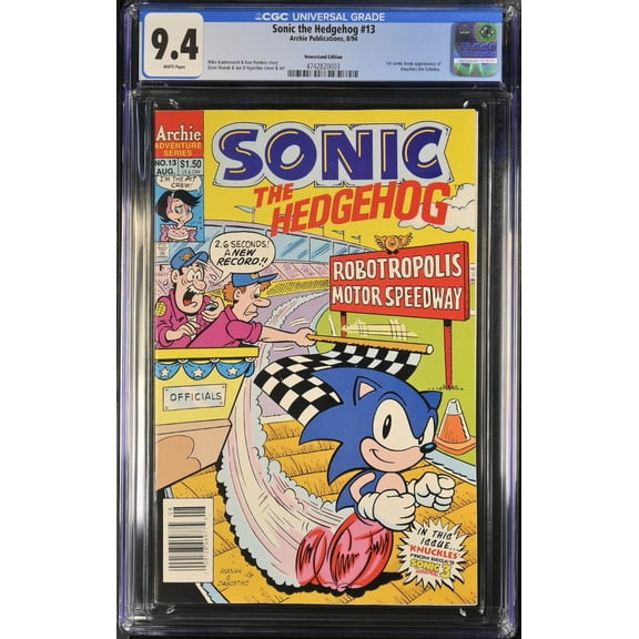 Sonic the Hedgehog #13 - CGC 9.4 Comic Book