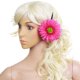 thumbnail image 1 of Mujeres Niñas Margarita Africana De Flores Del Pelo Del Clip W / Long Pinza - Shocking Pink Soledad none, 1 of 9