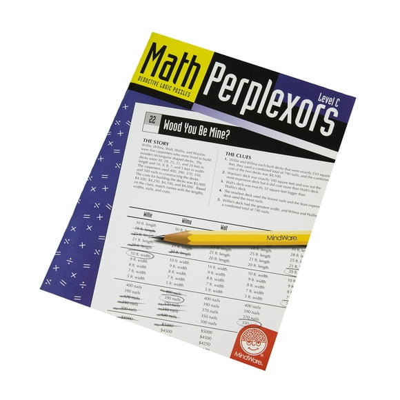 Math Perplexors: Deductive Logic Puzzles, Level C, Grades 5-6