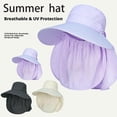 thumbnail image 2 of Stylish Face Covering Sun Cap For Spring/Summer Detachable Neck Guard & Shawl Perfect For Cycling, Tea Picking & Hiking, 2 of 8