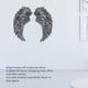 thumbnail image 4 of Decoración de Pared de ALAS de Ángel de metal, detalla exquisitos alas de Ángel Grandes Arte de Pared de Doble Cara Duradera para centros Comerciales, 4 of 7