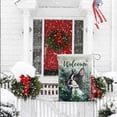 thumbnail image 6 of Welcome Winter Garden Flags Boston Terrier Garden Flag Cardinal Birds on Snowy Pine Tree Flag Dog Yard Flags for Outside 12x18 Double Sided Christmas Decorative Lawn Flags, 6 of 7