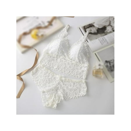 

Women Lace Sexy Lingerie Sexy Seduction Lace Two-Piece Set