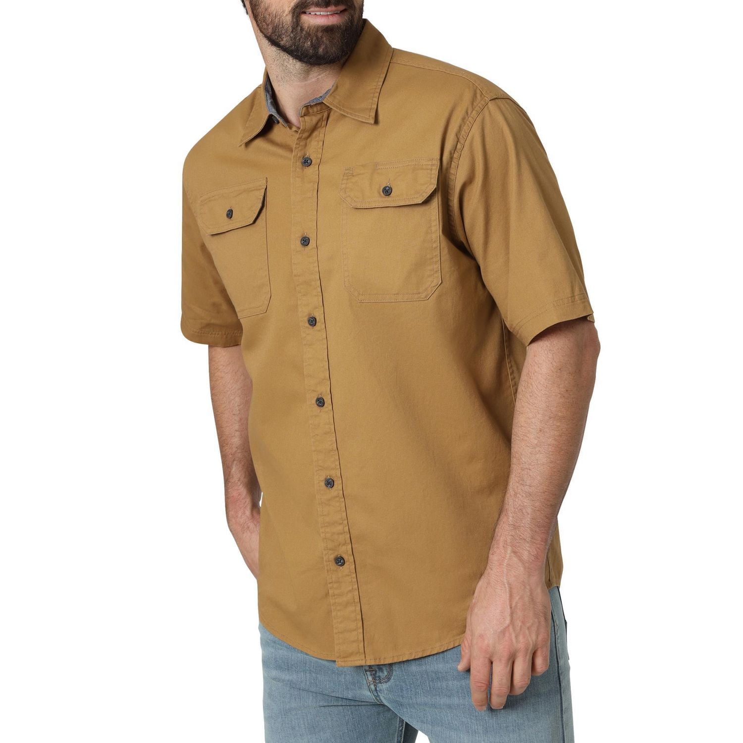 Wrangler Men's Short Sleeve Twill Shirt